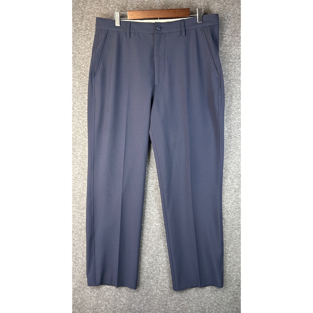 FootJoy 24100 Performance Golf Pants Blue Poly‎ Spandex Straight Leg Size 35X30